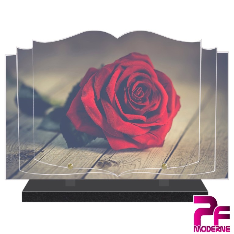 PLAQUE FUNERAIRE DESIGN PERSONNALISABLE
